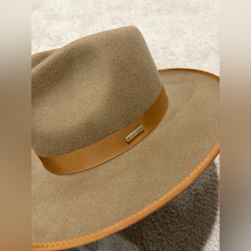 Gigi Pip MONROE RANCHER Wool Hat - NWT - brown - size S/M 57 - Picture 4 of 10